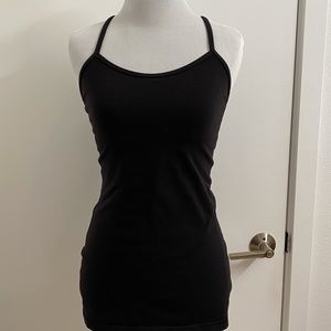 Black Power Y Luon Activewear Top